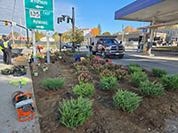 Landscaping at Hopkinton Gas